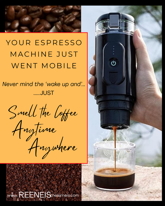 Portable Cordless Espresso Coffee Brewing
