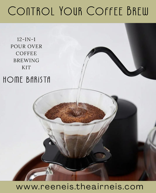 HOME BARISTA 12-in-1 POUR-OVER FILTER COFFEE KIT