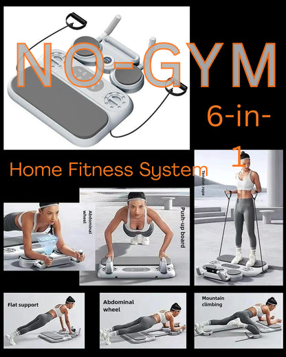 6-in-1 NO-GYM  HOME FITNESS SYSTEM