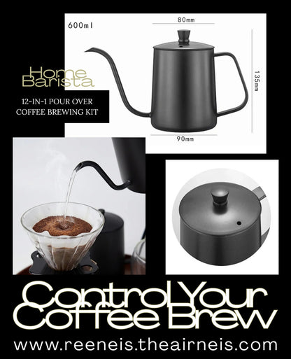 HOME BARISTA 12-in-1 POUR-OVER FILTER COFFEE KIT