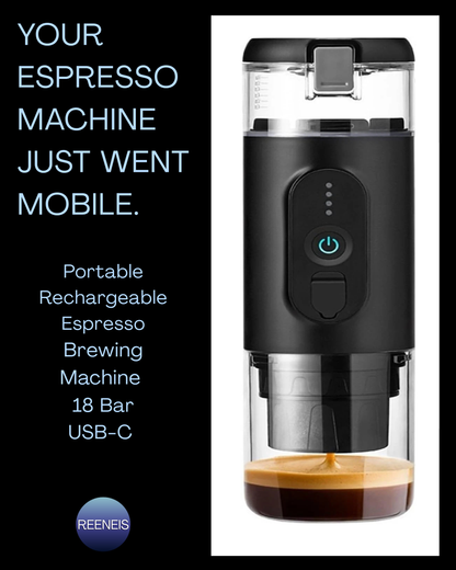 Portable Cordless Espresso Coffee Brewing