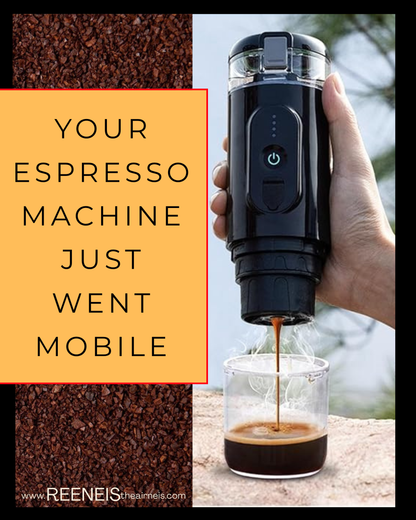 Portable Cordless Espresso Coffee Brewing