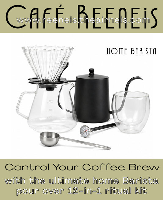 HOME BARISTA 12-in-1 POUR-OVER FILTER COFFEE KIT