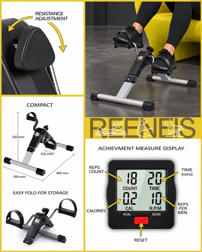 LEGS & ARMS — Compact Home Pedal Trainer