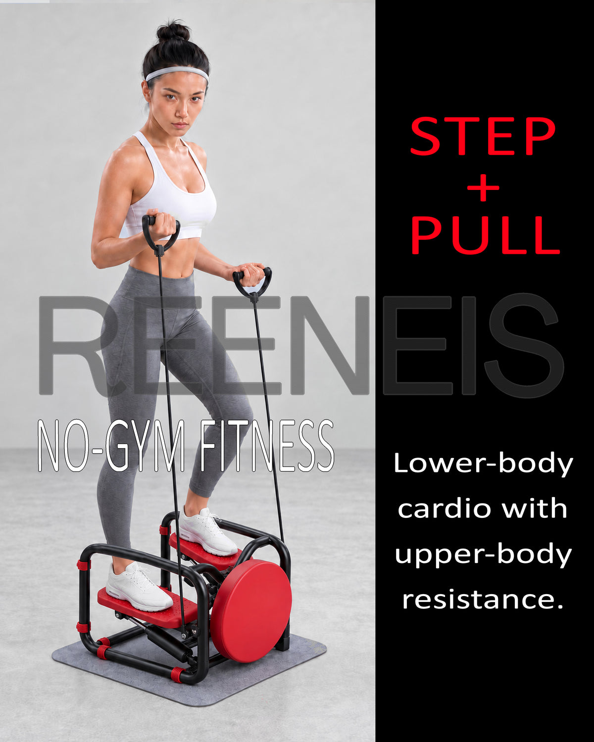 No-Gym Full-Body Step & Strength Trainer