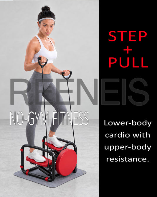 No-Gym Full-Body Step & Strength Trainer