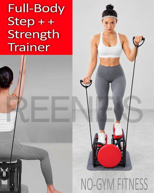 No-Gym Full-Body Step & Strength Trainer
