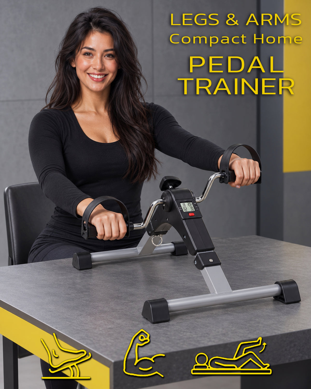 LEGS & ARMS — Compact Home Pedal Trainer